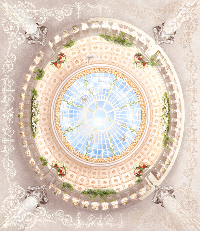 Affresco Сюжеты для потолков 9801